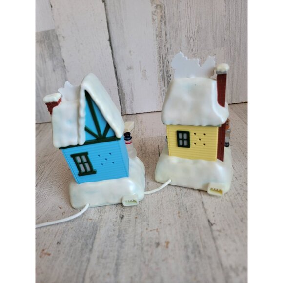 Hallmark Christmas Caroling seasons greetings Joy house xmas set figure - Picture 7 of 8